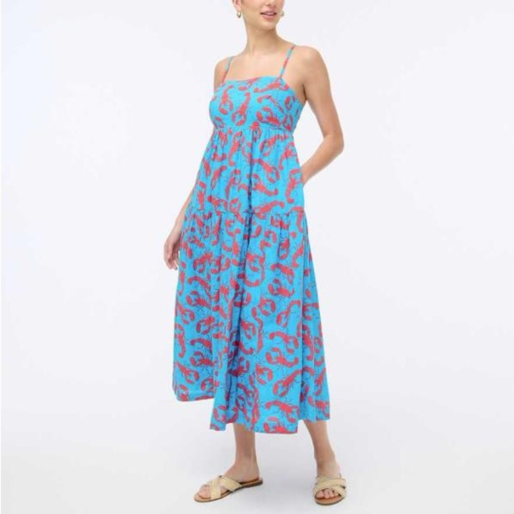 J Crew Factory Lobster Dress 2